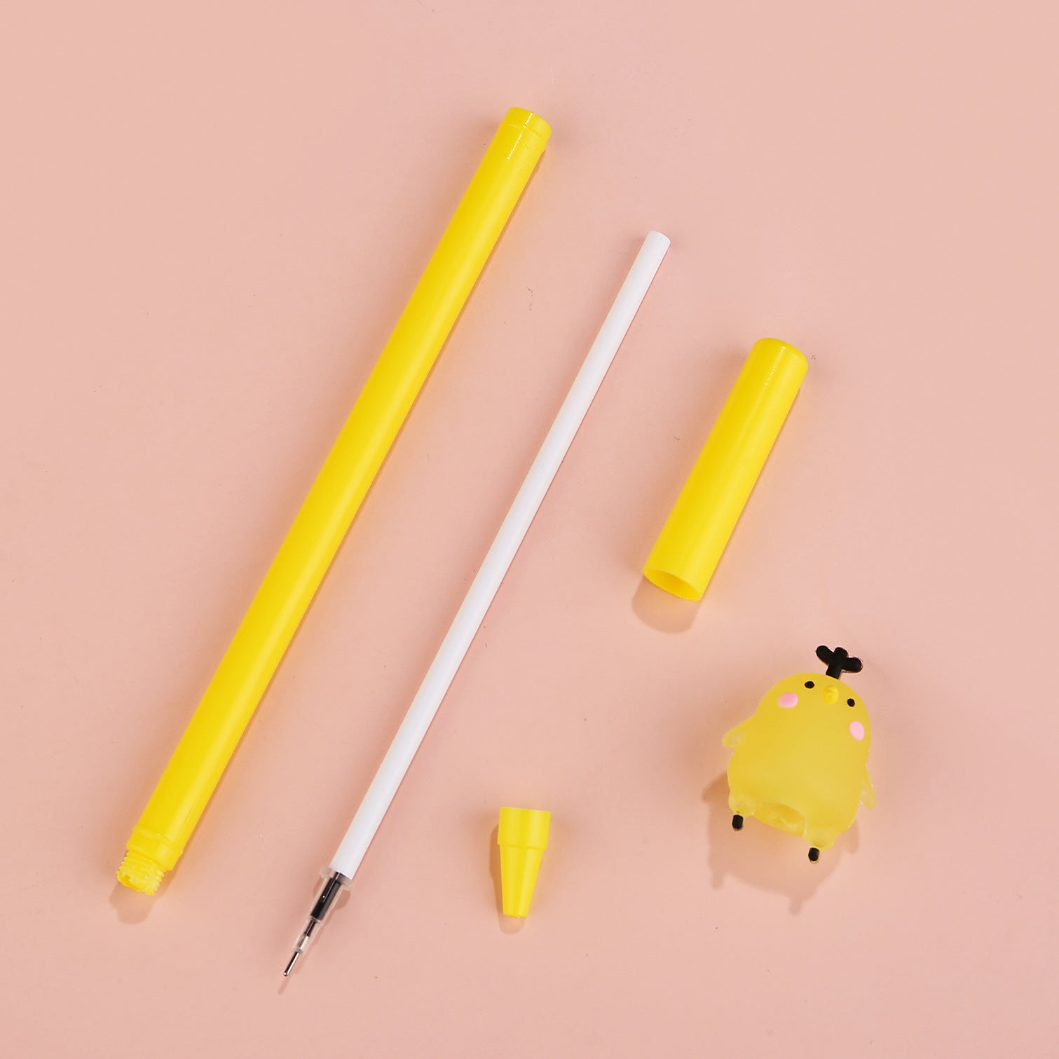Wholesale Cartoon Silicone Jelly Chicken Gel Pen